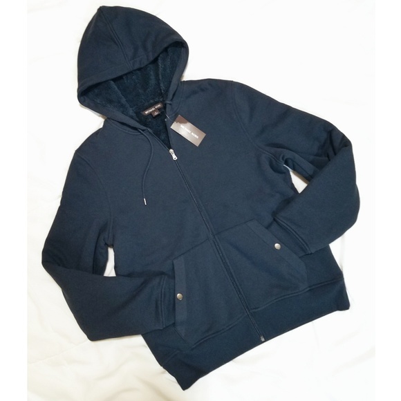 michael kors blue hoodie